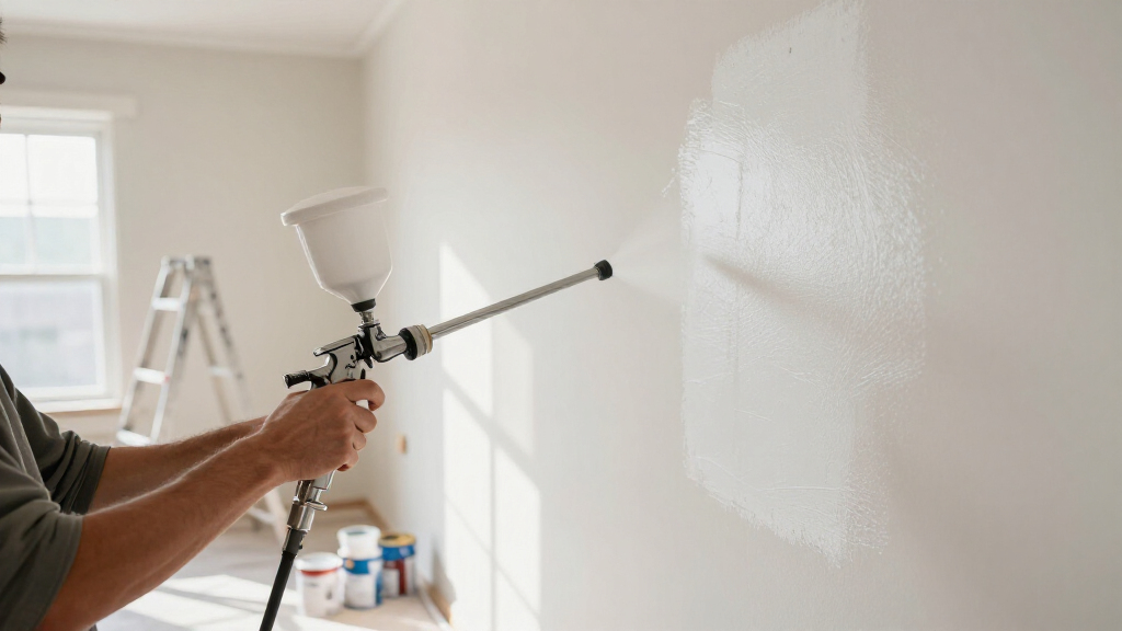 airless paint sprayer for painting a room fast