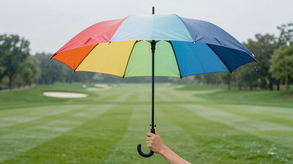 portable golf umbrellas