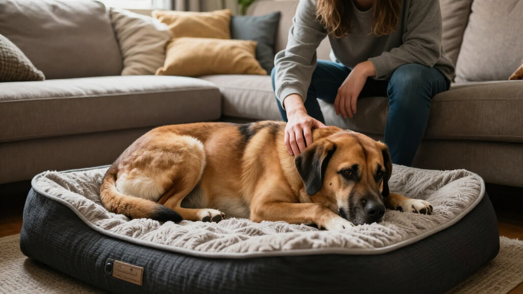 orthopedic dog beds large breed