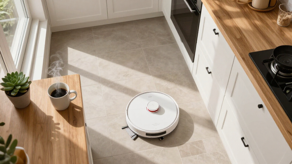 robot vacuum mop combo for tile floors