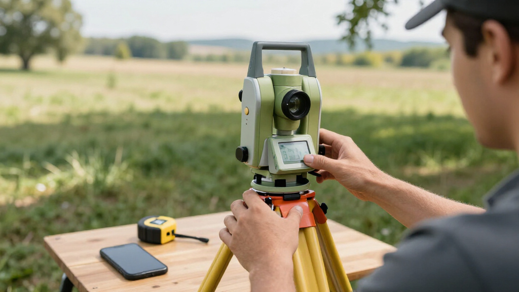 digital theodolite for land surveyors