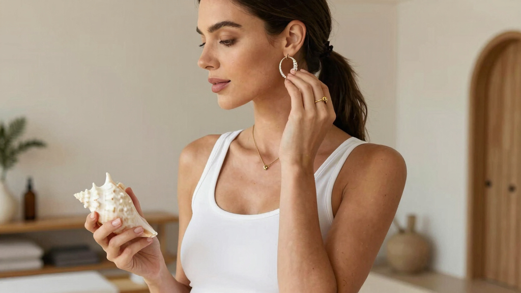 best luxury conch and helix hoop set