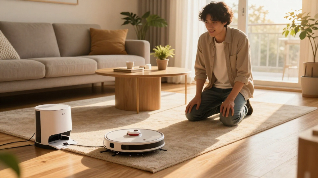 robot vacuum with recharge and resume