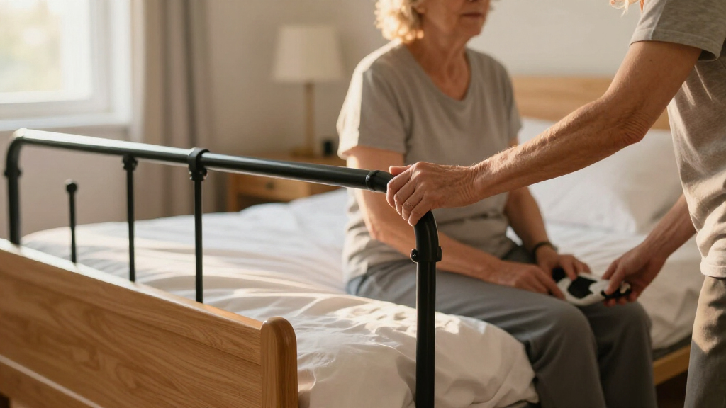 electric bed rails for seniors