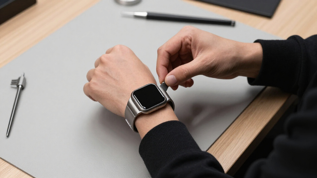 luxury smartwatch titanium