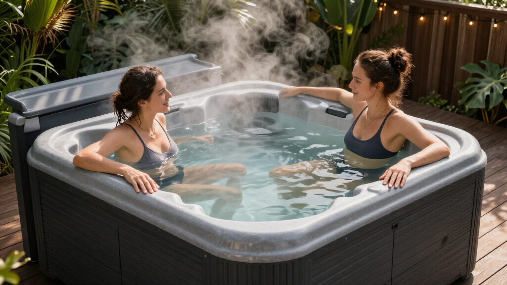 luxury hot tubs for two people