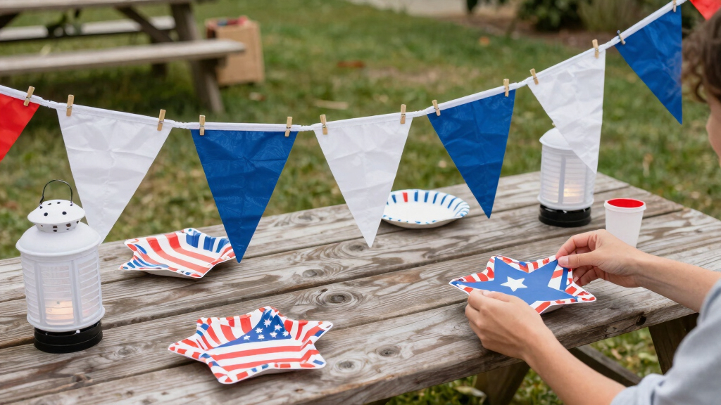 patriotic outdoor party supplies