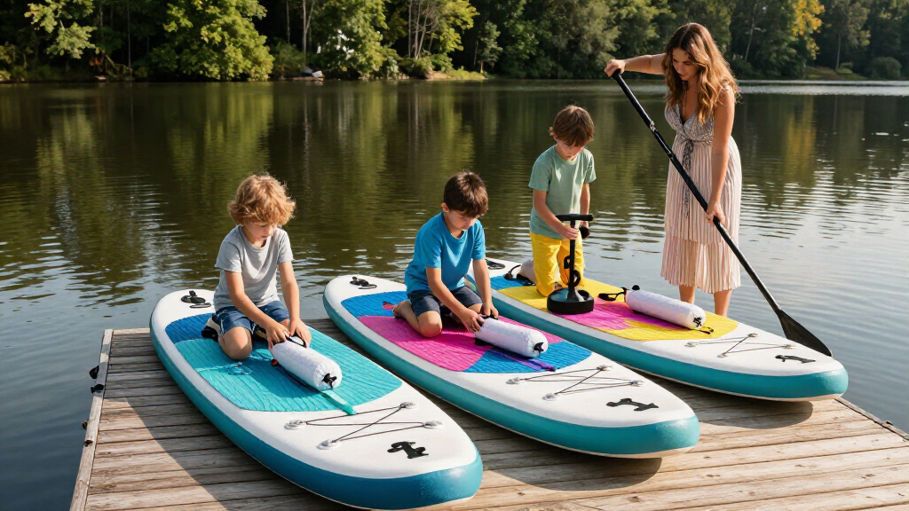 stand up paddle boards for family lake days