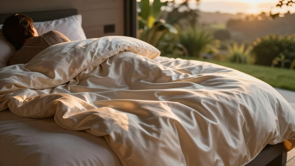 silk comforter king