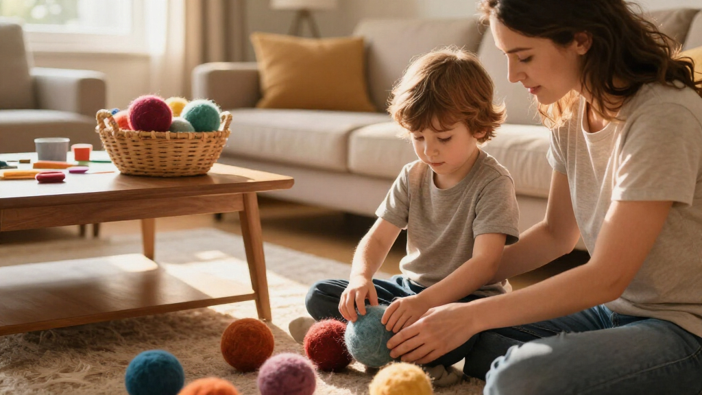 wool felt balls