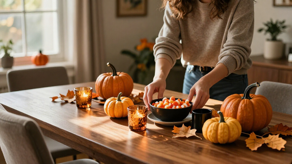 Halloween tabletop decorations