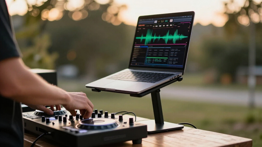 DJ laptop stands