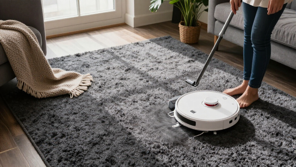 robot vacuum cleaner for thick carpets