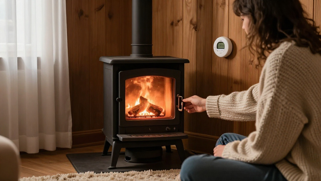 co detector for winter heater use