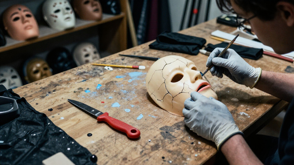 Halloween horror movie props
