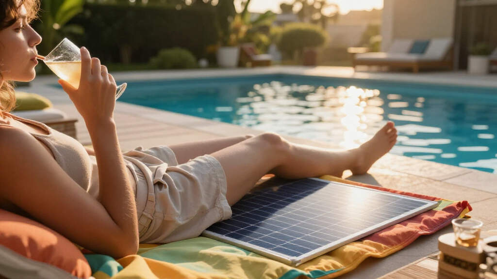 pool solar mats