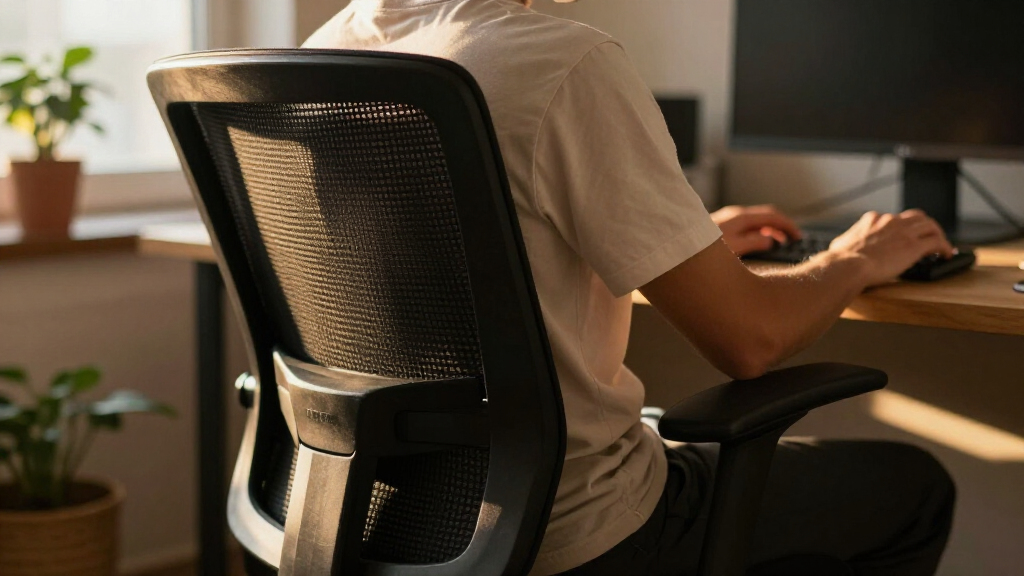 ergonomic office chair with lumbar support