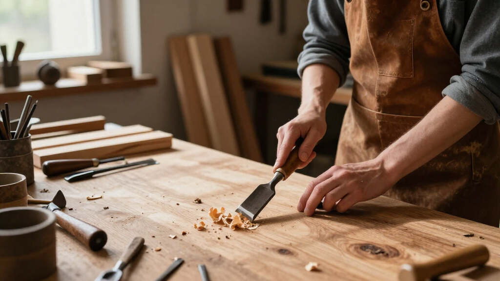 handcrafted woodworking tools