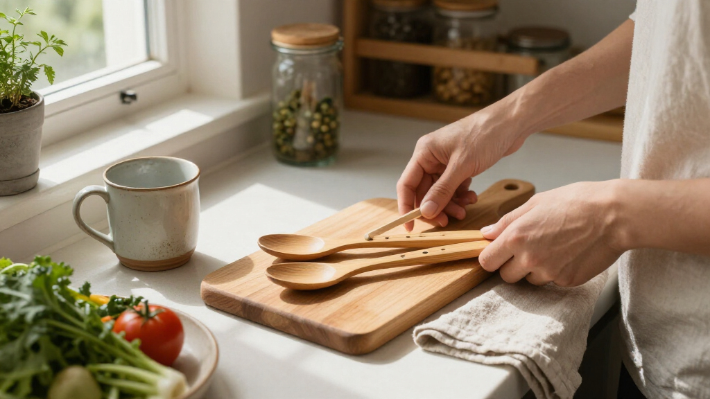 reusable bamboo utensil sets