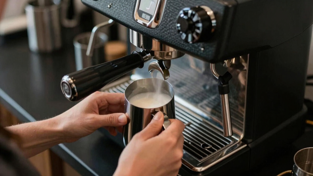 espresso machine with steamer