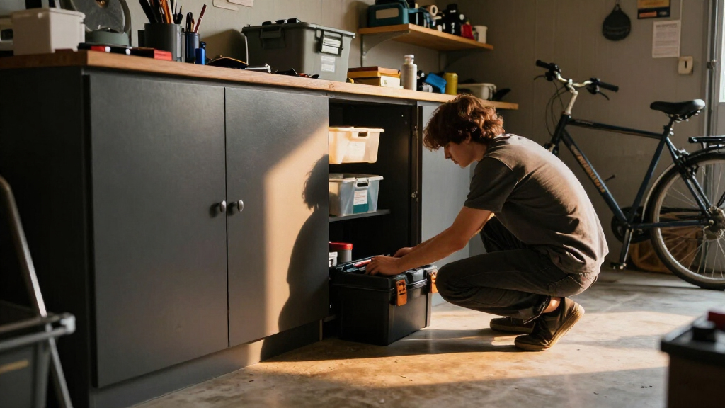 garage cabinets for tight spaces