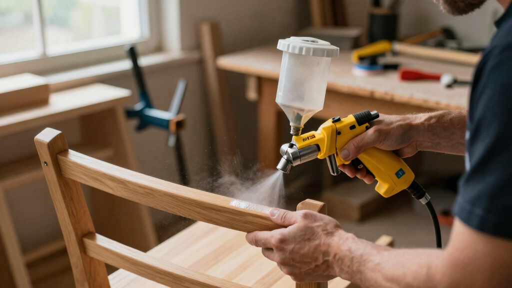 HVLP paint sprayers for woodworking