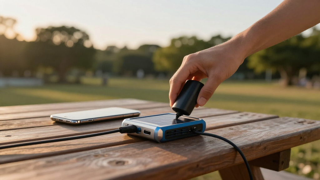 solar-powered phone chargers