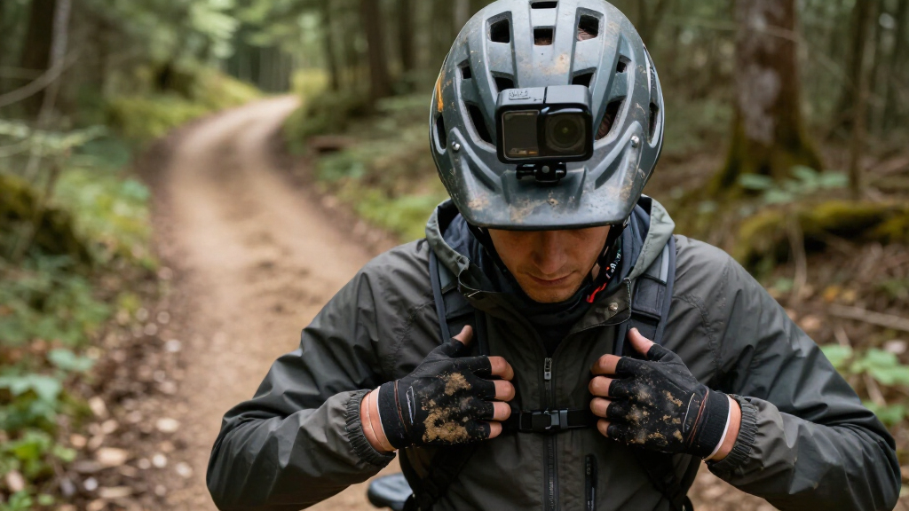 actioncamera helmet and chest mounts