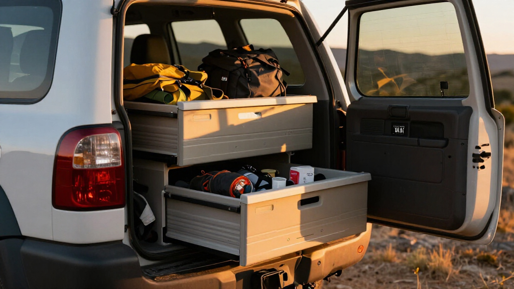 overlanding storage drawers for suvs