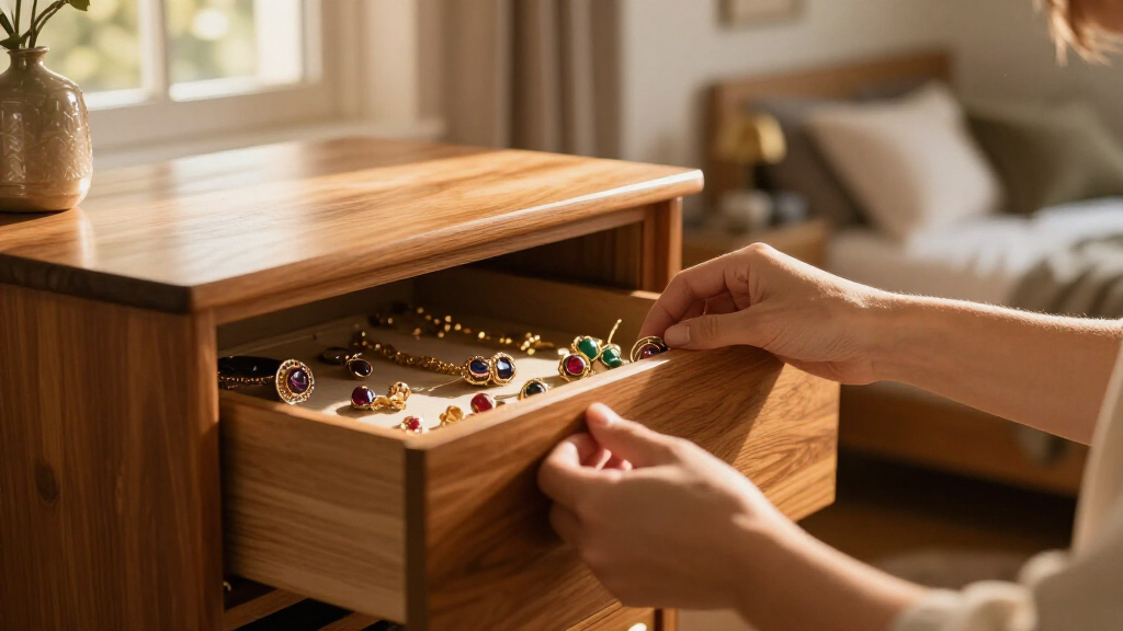 dry storage cabinet for estate jewelry