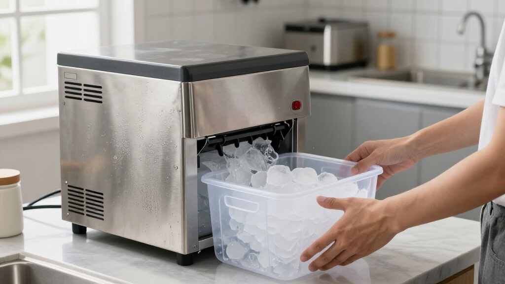 commercial ice maker machine 80 lb per day