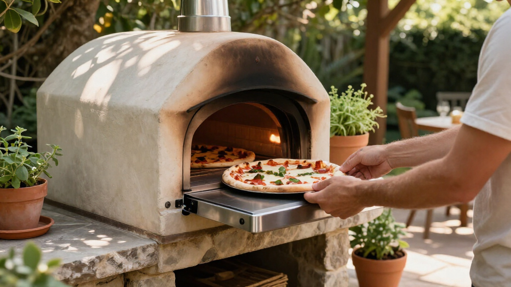 outdoor pizza oven gas