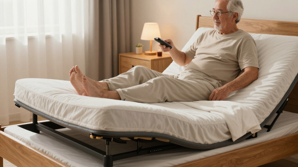 adjustable bed base wall hugger