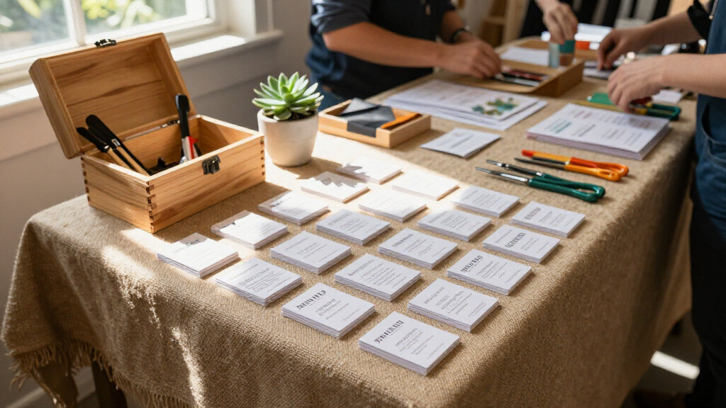 best business card display for craft booths