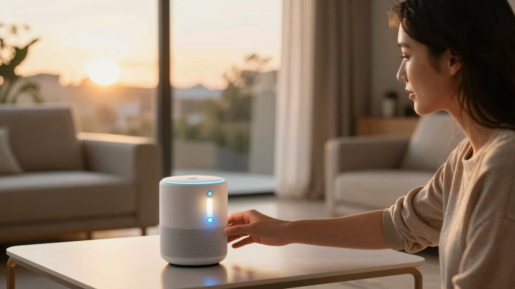 smart home voice-controlled lighting