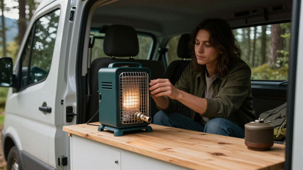 portable diesel heater for van life