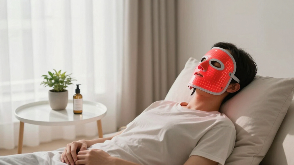 red light therapy mask