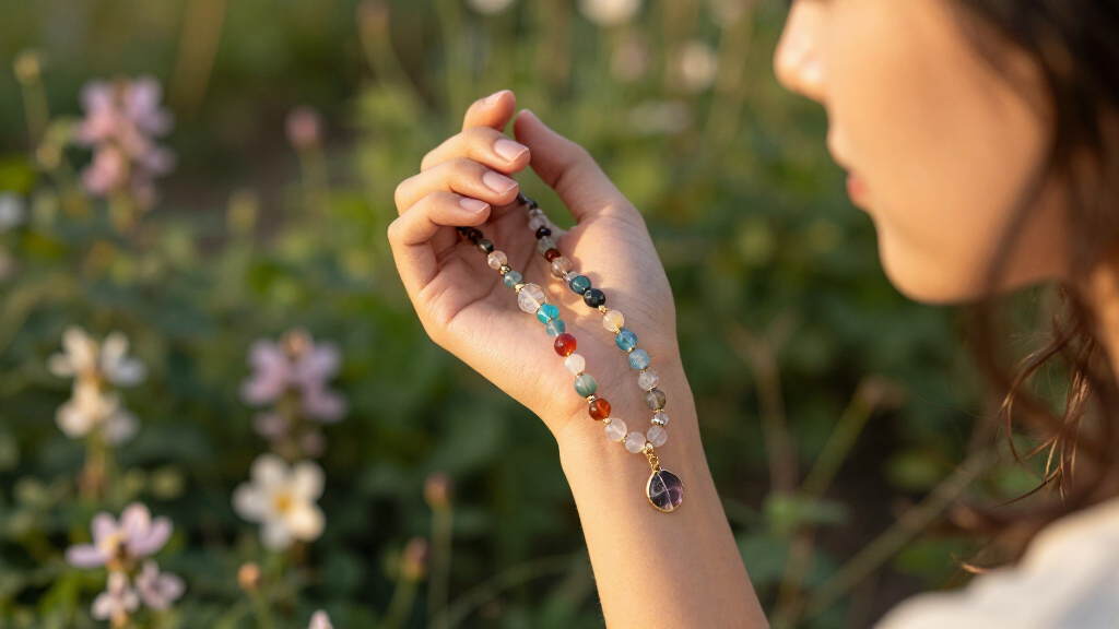 crystal healing jewelry