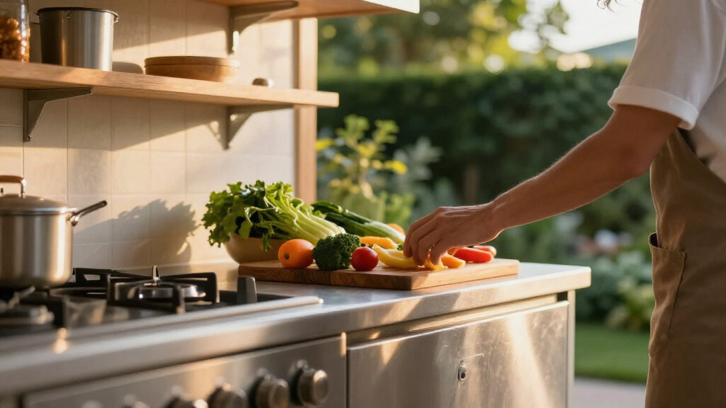 outdoor kitchen storage solutions