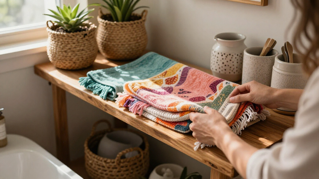 boho towels