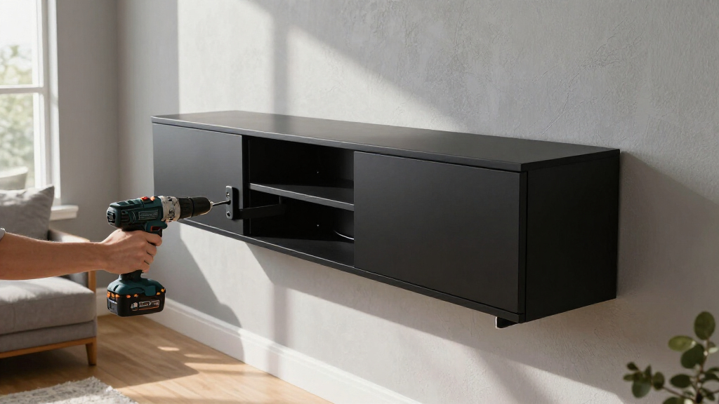 floating tv stands wall mounted