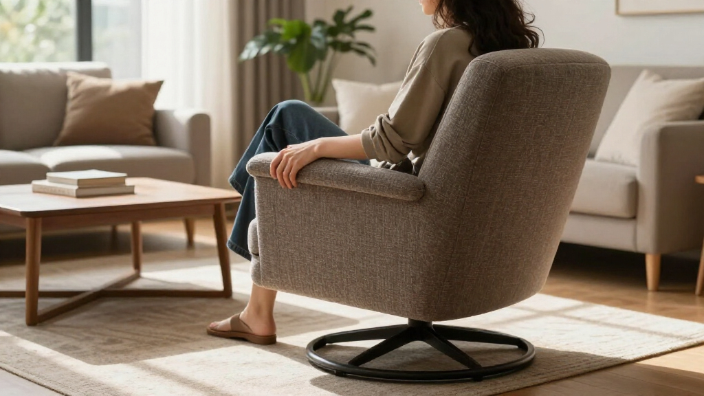 swivel accent chair