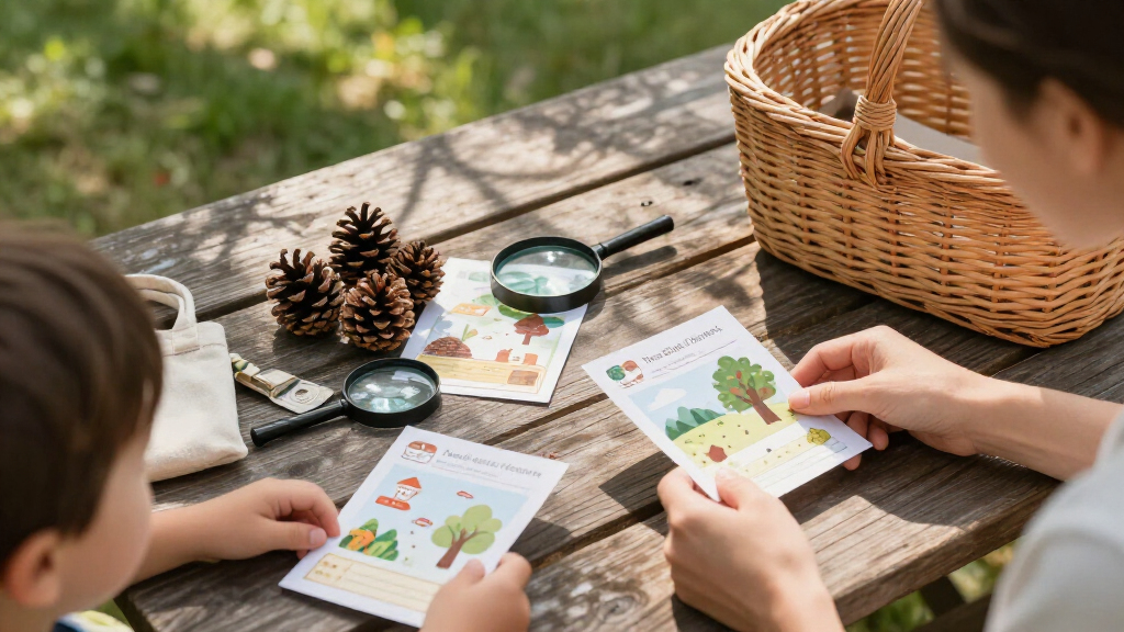outdoor scavenger hunt cards