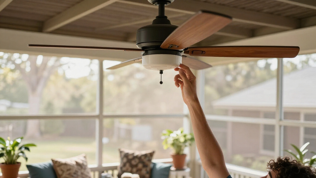 ceiling fan for screened porch quiet