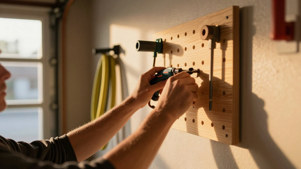best garage wall storage pegboard system