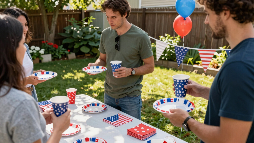 patriotic outdoor party supplies