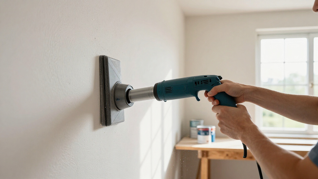 drywall sander with vacuum system