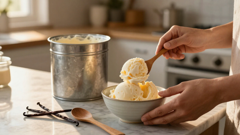 recipe for homemade vanilla ice cream