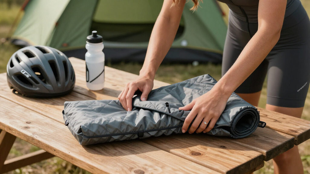 compact sleeping pads for cyclists