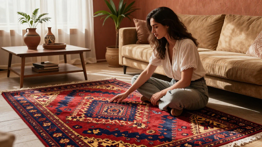 geometric moroccan rugs
